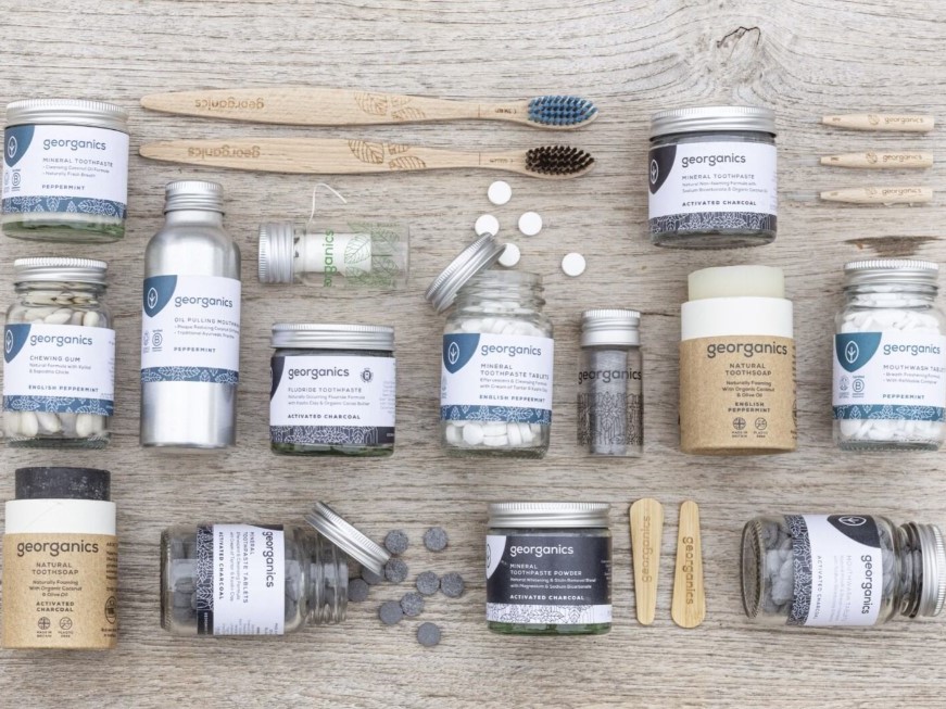 Zubní tablety s fluoridem pro děti - Jahoda - georganics